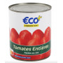 TOMATES ENTIÈRES PELÉES AU JUS - 476 G - ECO +