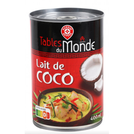 LAIT COCO -TABLE DU MONDE- 400ML 