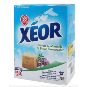 Lessive poudre savon de Marseille 50 lavages - 2,5 kg