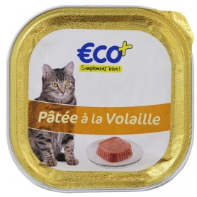 Pâtée à la Volaille pour chat - ECO+ - 100g