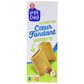 Biscuits Fourrés Noisette x12 - P'TIT DELI - 225g