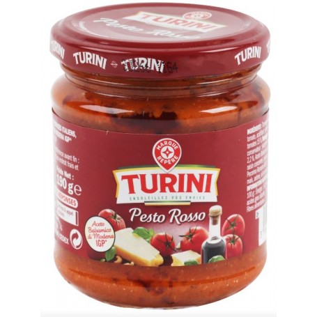 Sauce Pesto Rosso - TURINI - 190g
