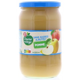 Compote de Pomme sans sucres ajoutés - DOUCEUR DU VERGER - 710g