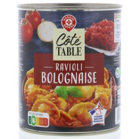 Ravioli Bolognaise - COTE TABLE - 800g