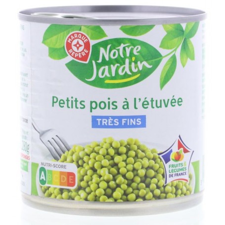 Petits Pois Très Fins - NOTRE JARDIN - 280g