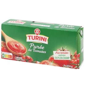 Purée de Tomates - TURINI - 3x200g (600g)