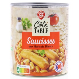 Saucisses aux Haricots Blancs - COTE TABLE - 840g