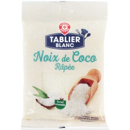 Noix de Coco Râpée - TABLIER BLANC - 125g