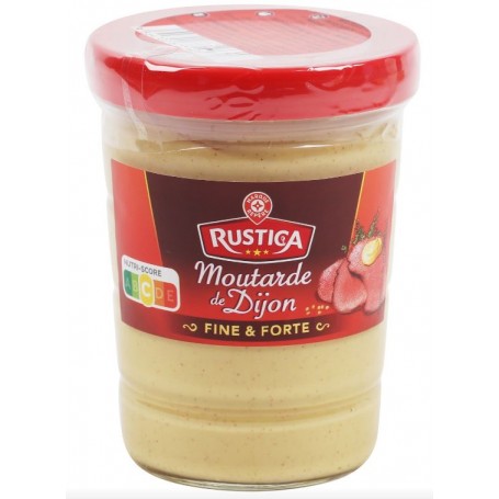 Moutarde de Dijon Fine et Forte - RUSTICA - 160g