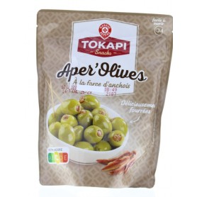 Apér'Olives à la farce d'Anchois - TOKAPI - 150g