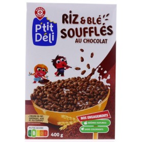 Riz Soufflé au Chocolat - P'TIT DELI - 400g