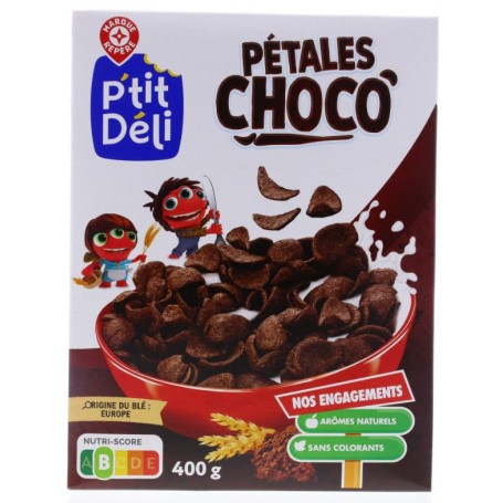Pétales de blé au Chocolat - P'TIT DELI - 400g