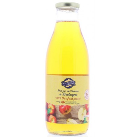 Pur Jus de Pomme de Bretagne - NOS REGIONS ONT DU TALENT - 1L