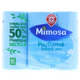 Papier Hygiénique Parfumé double épaisseur x6 - Mimosa