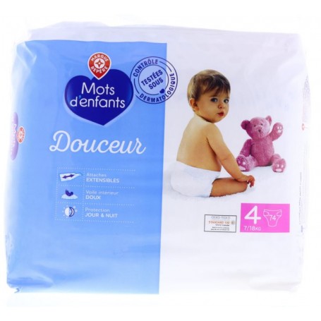 Change Bébé T4-7/18KG - MOTS D'ENFANTS - x74 - Drive Z'eclerc