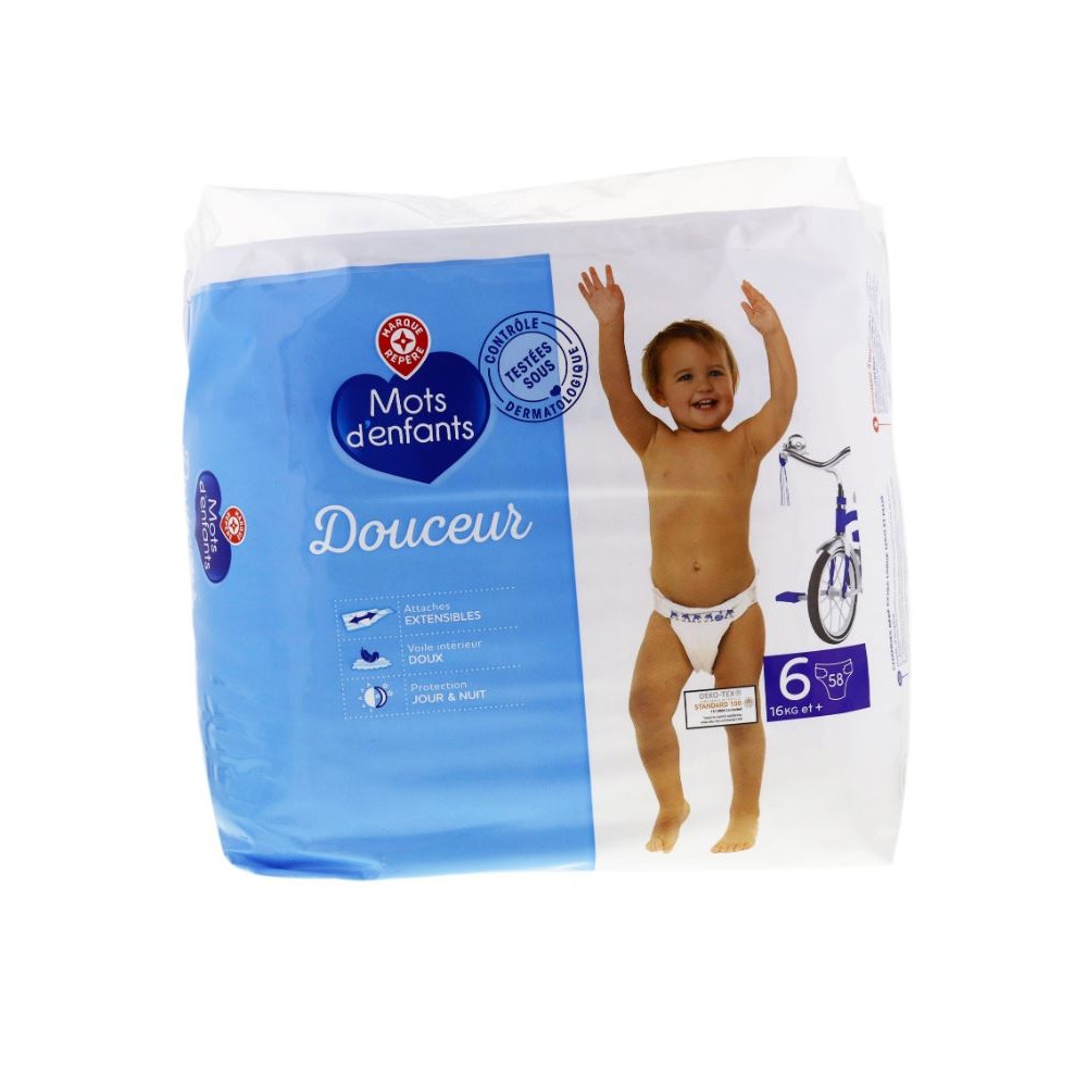 Change Bébé T6-16KG ET+ - MOTS D'ENFANTS - x58 - Drive Z'eclerc