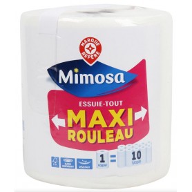 Essuie-tout Maxi Rouleau 500 feuilles - MIMOSA