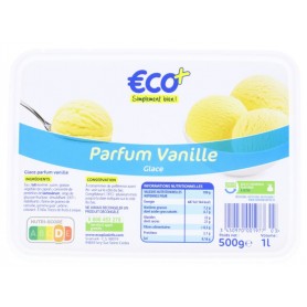 Glace Parfum Vanille - ECO+ - 1L