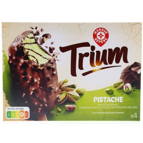 Bâtonnets de Glace Pistache x4 - TRIUM - 400ml (292g)