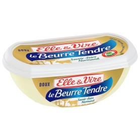 Beurre Tendre Doux 82%MG - ELLE  VIRE - 250g