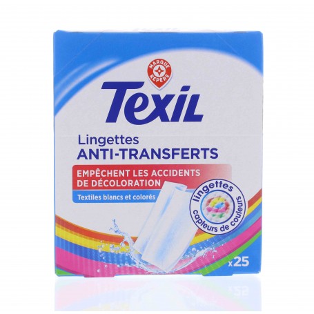 Lingettes Anti-Transfert x25 - TEXIL