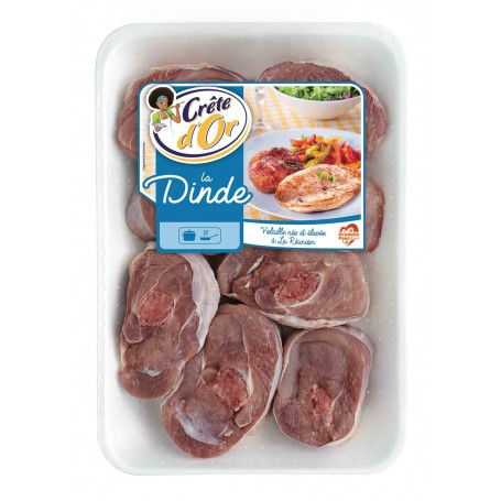 Sauté de Dinde x9 - CRETE D'OR - 1,2kg