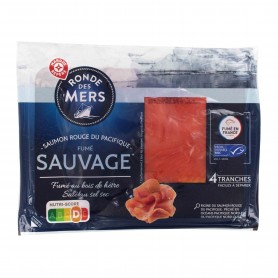 SAUMON FUME SAUVAGE 4TR 120G(1047489)