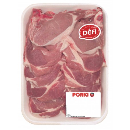 Cotes de porc x10 - PORKI - 1,6kg