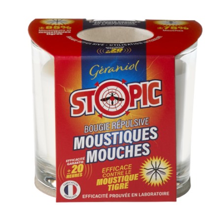 Bougie répulsive - STOPIC - 100g