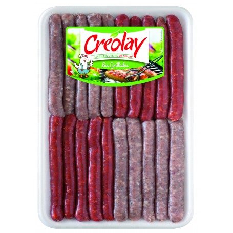 Plateau grille saucisse - CREOLAY - 890g