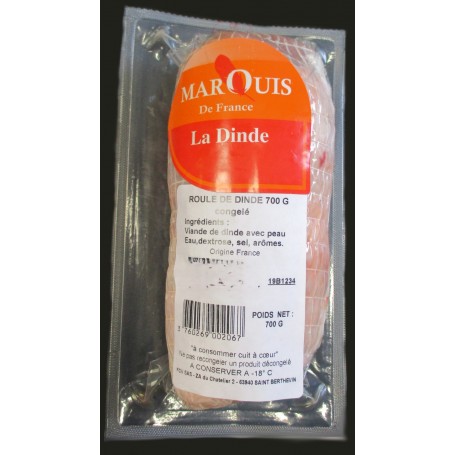 Roulé de dindonneau - MARQUIS DE FRANCE - 700g
