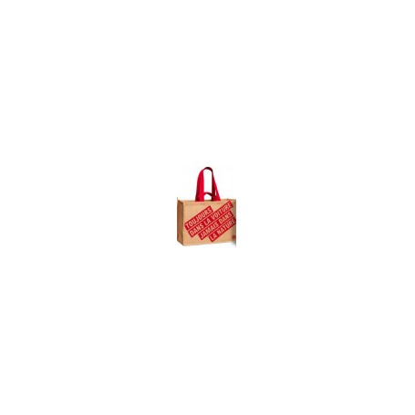 JUTE SHOPPING BAG DOUBLE HANDLE V4-