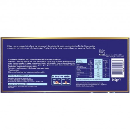 Bûche Nestlé Parfum Crème Brûlée