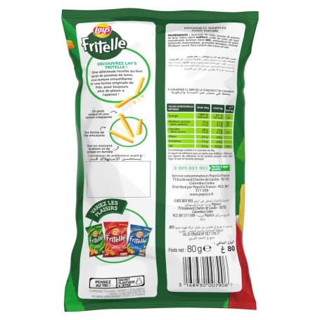 Lay's Fritelle goût nature 80 g