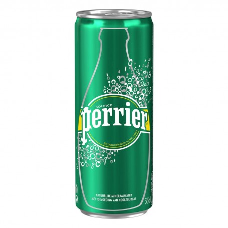 PERRIER eau minérale naturelle gazeuse 33cl