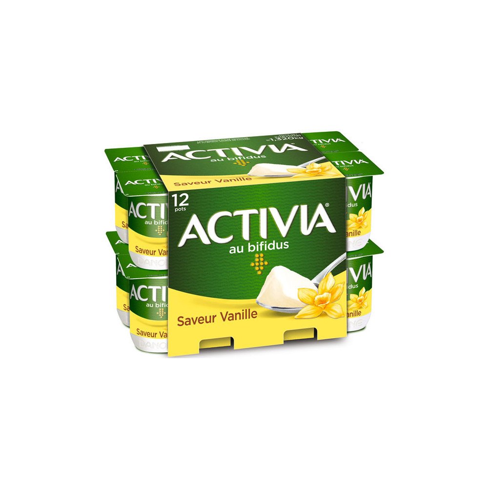 Yaourt Bifidus Activia Danone Saveur Vanille 12x110g Drive Z Eclerc