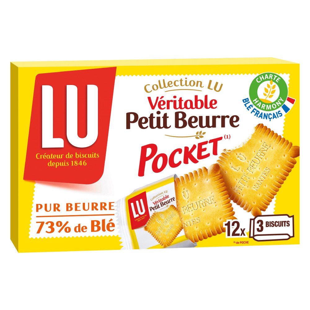 Biscuit Petit beurre Véritable (12 sachets X3) LU 300Grs - Drive Z'eclerc