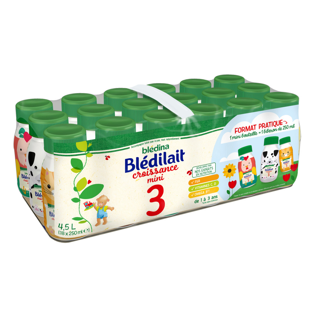 Bledilait Croissance 18x250ml De 1 A 3 Ans Drive Z Eclerc