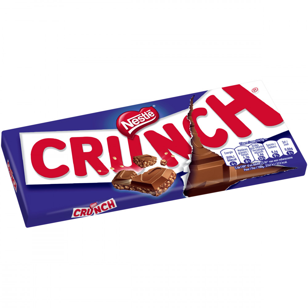 Tablette De Chocolat Lait Crunch Nestle 100grs Drive Z Eclerc