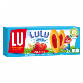 Biscuit Lulu La Barquette Fraise Lu 1grs Drive Z Eclerc