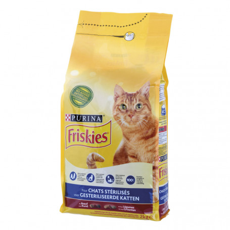 Croquettes Chat Friskies Boeuf Chats Sterilises 2kg Drive Z Eclerc