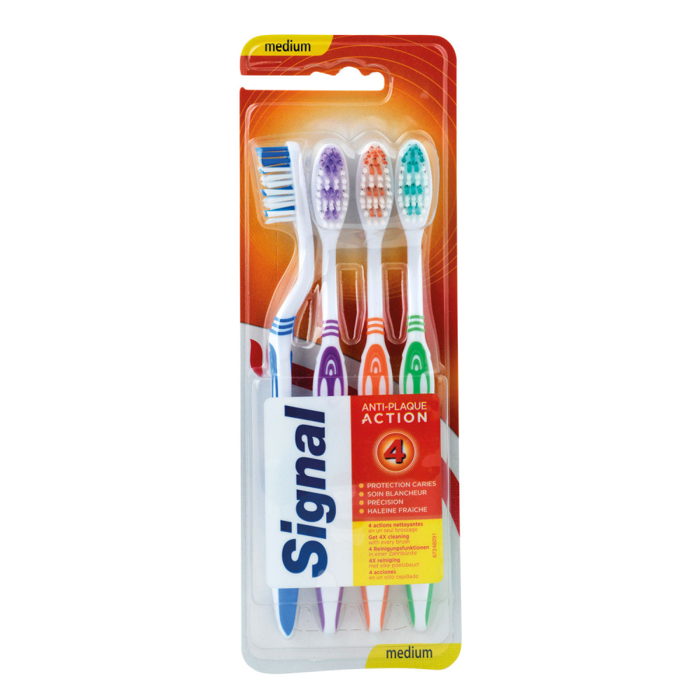 Brosse A Dents Signal 4 Actions Medium X4 Drive Z Eclerc