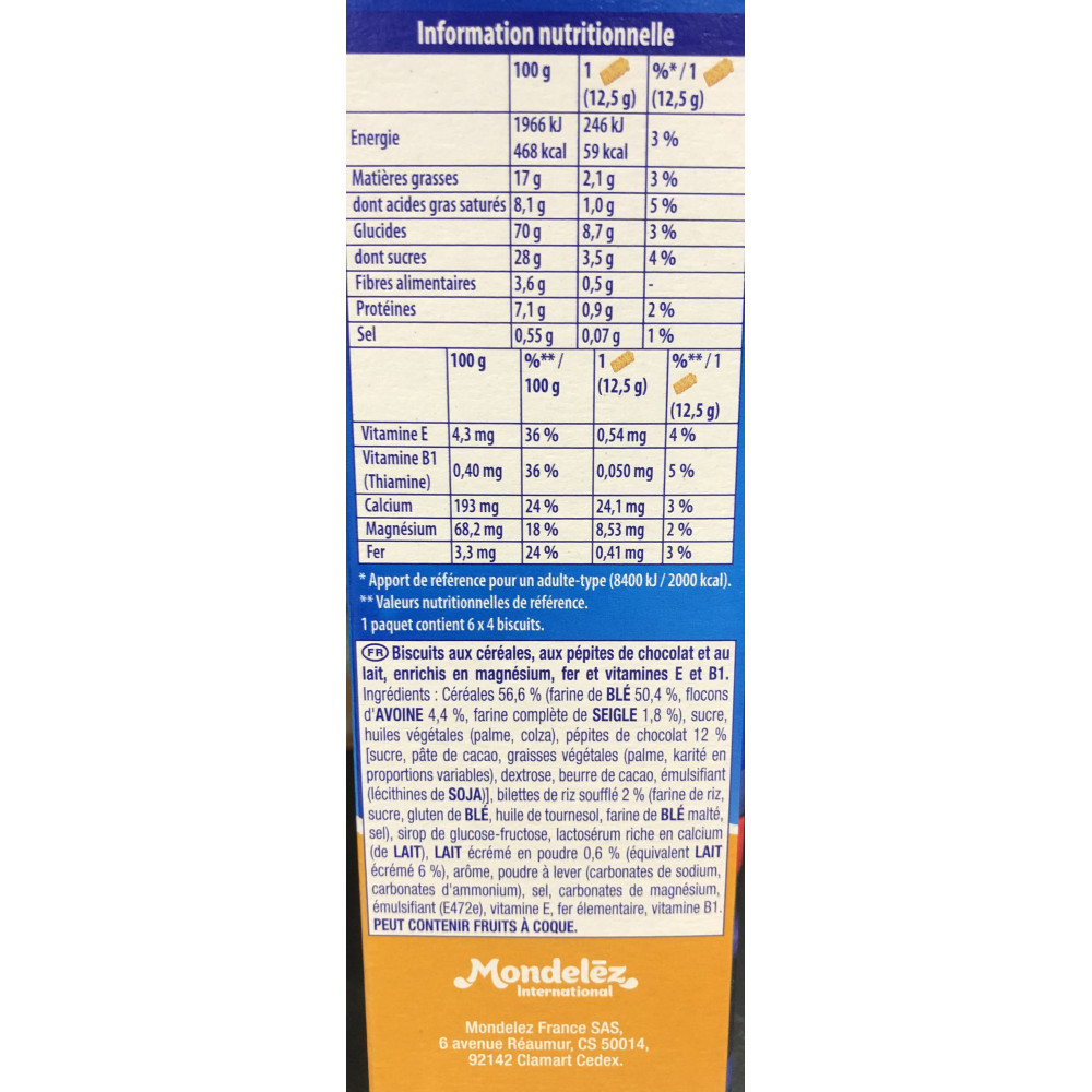 Biscuit Petit Déjeuner Céréales Prince LU 300Grs - Drive Z'eclerc