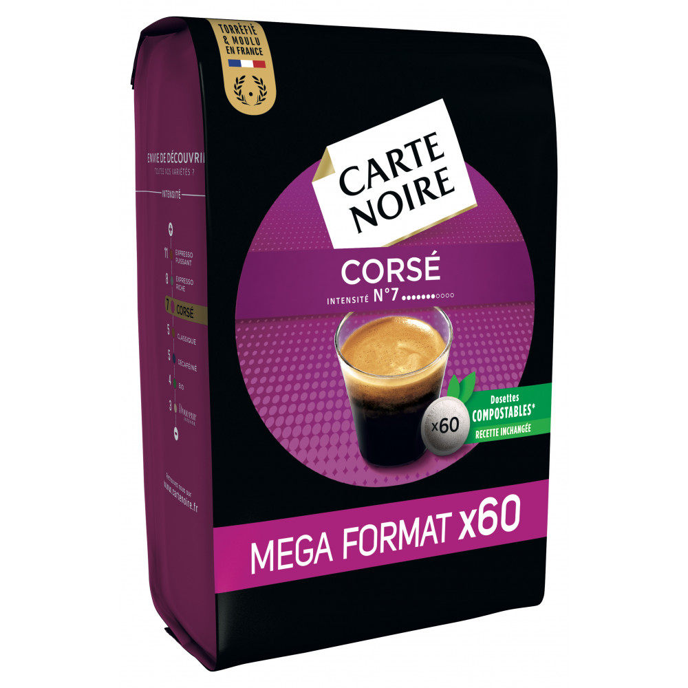 CAFE CORSE INTENSITE N7- CARTE NOIRE- X60 - Drive Z'eclerc