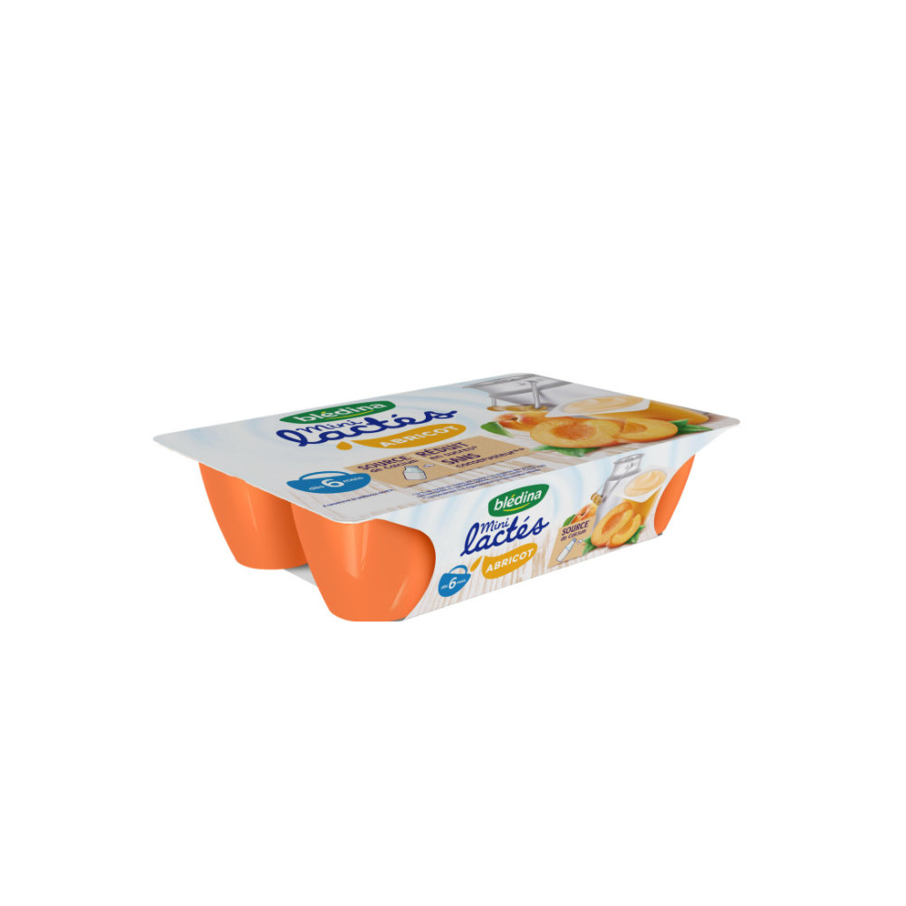 Dessert Bebe Des 6 Mois Abricot Mini Lactes Bledina 6 X 55g Drive Z Eclerc