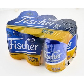 Bière blonde pur malte - FISCHER - 6x33cl