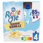 RÉCRÉ O'LÉ Goûter laitier Gourdes Saveur Vanille 4x85g