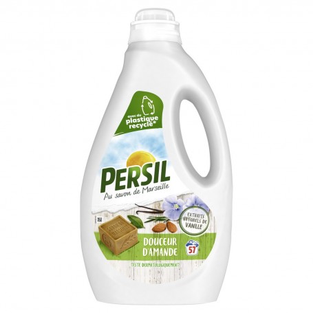Persil Lessive Liquide Douceur d'Amande aux extraits naturels de Vanille 57 Lavages