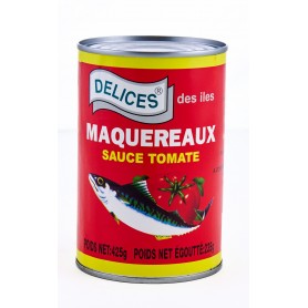 Maquereau sauce tomate - DELICES DES ILES - 235g