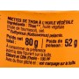Miettes de thon à l'huile de tournesol - PECHEURS DE FRANCE - 80g
